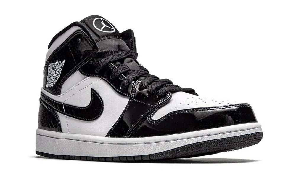 Air Jordan 1 Mid Carbon Fiber All-Star Black White High Top
