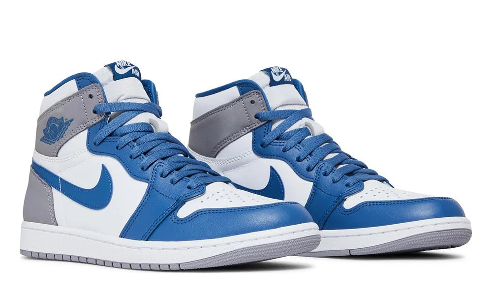 Air Jordan 1 Retro High OG True Blue Leather Sneakers
