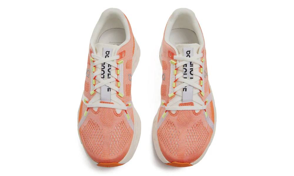 On Cloudeclipse Carrot Orange Max Cushioned Road Running Shoes
