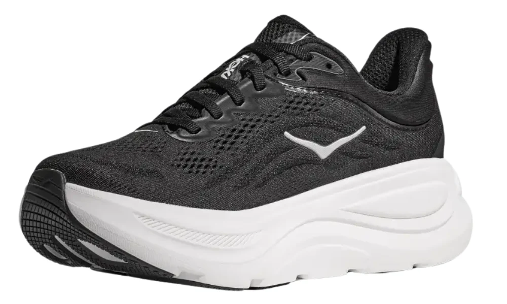 Hoka Bondi 9 Running Shoes for Maximum Cushioning Black White