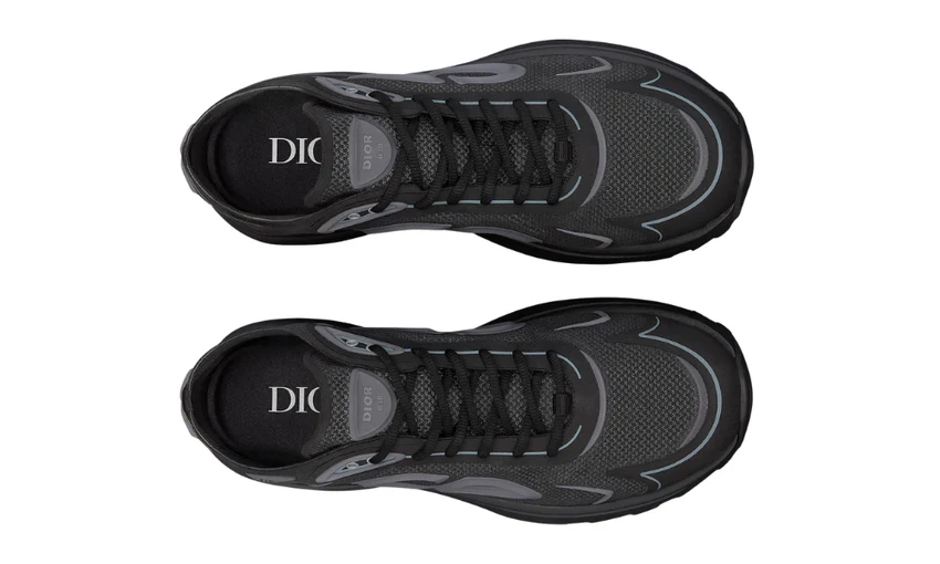 Dior B30 Countdown Tech Sneaker "Black Semi"