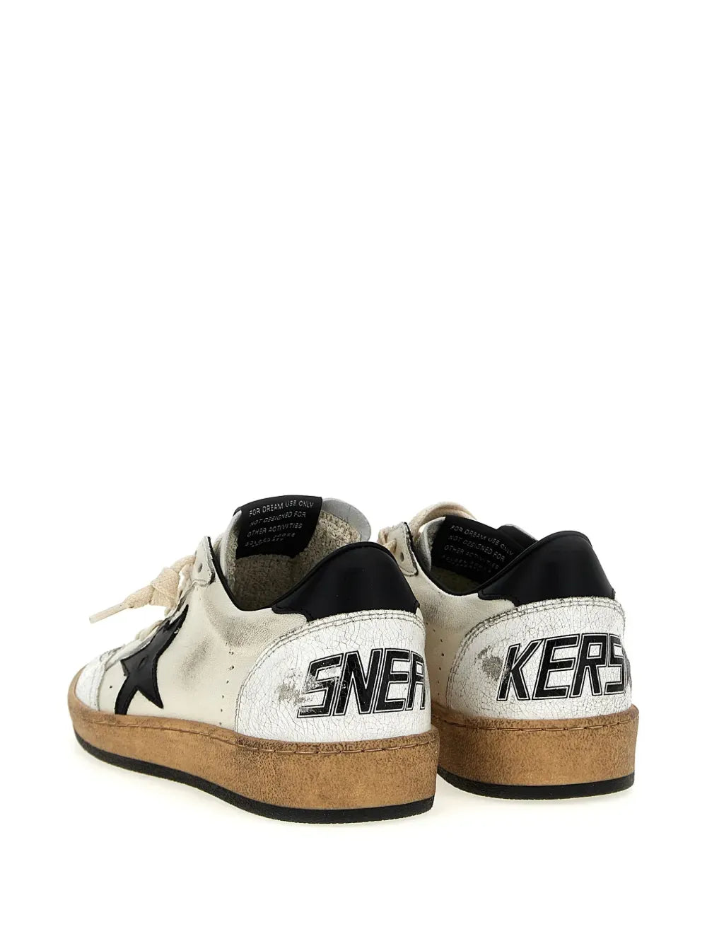 Golden Goose Ball Star Vintage Inspired Leather Low Top Sneakers