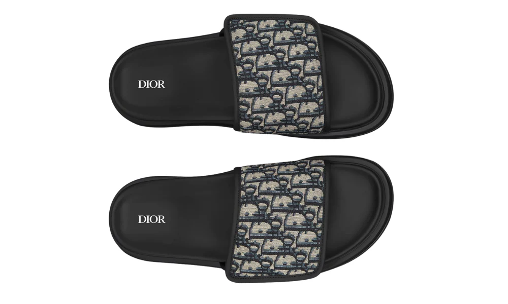 Dior Aqua Sandal "Beige and black"
