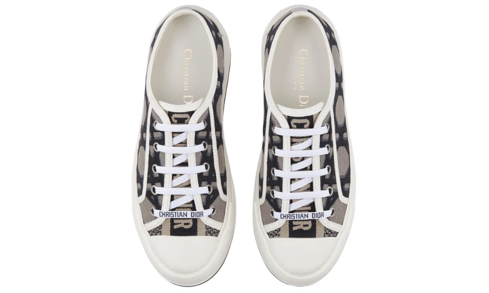 Dior Walk'N'Dior Platform 'Macrocannage - Deep Blue Beige'