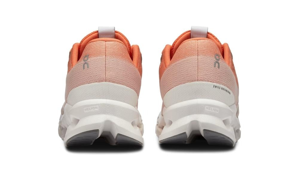 On Cloudsurfer Flame White Lightweight Running Shoes for Smooth Training
