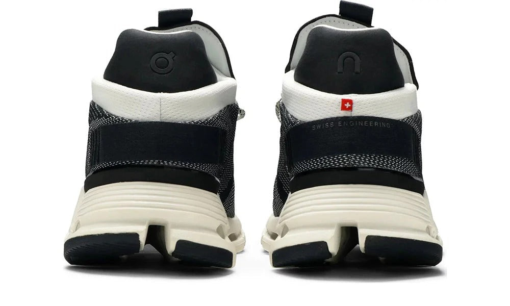 On Cloudnova Black White Lightweight Performance Engineered Mesh Trainers