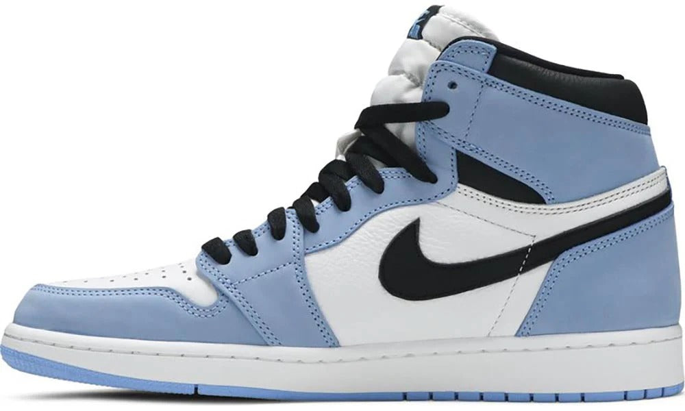 Air Jordan 1 Retro High OG University Blue Leather Sneakers