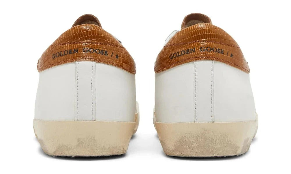 Golden Goose Women's Superstar Low-Top Sneakers White Bronze Leather