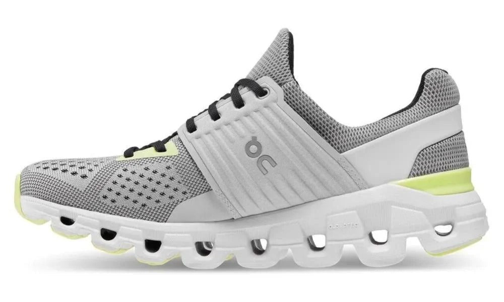 On Cloudswift 3 Lightweight Running Shoes Green and Grey