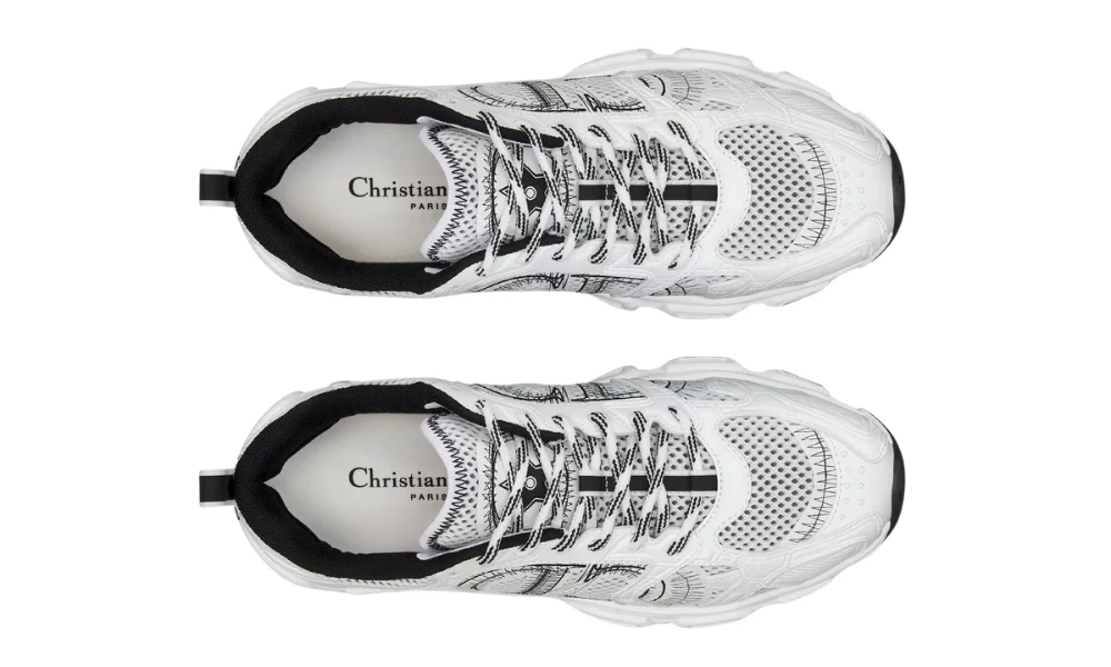 Dior Chrono Sneaker " White and Black "