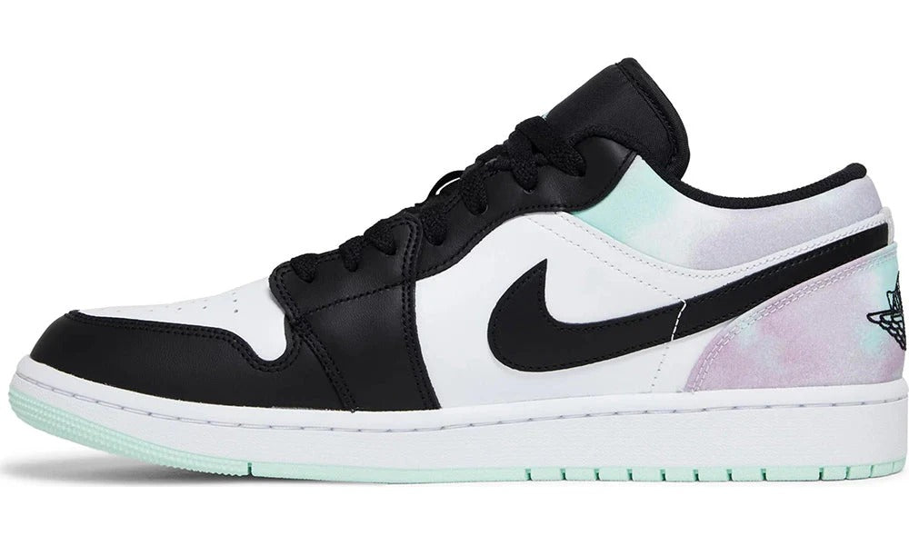 Air Jordan 1 Low SE Tie Dye Leather Basketball Sneakers