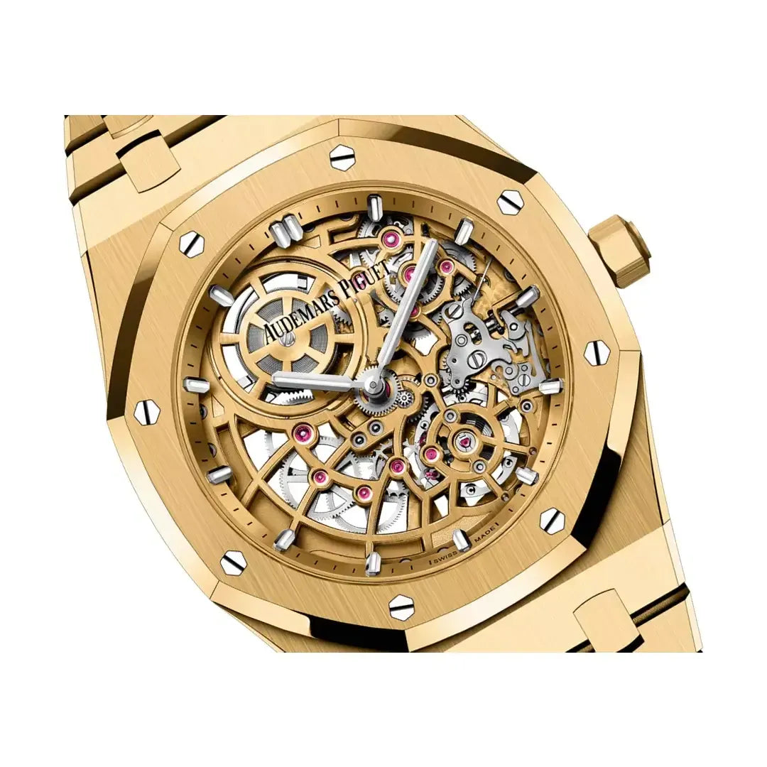 Audemars Piguet Royal Oak 16204BA Gold Skeleton Automatic Watch