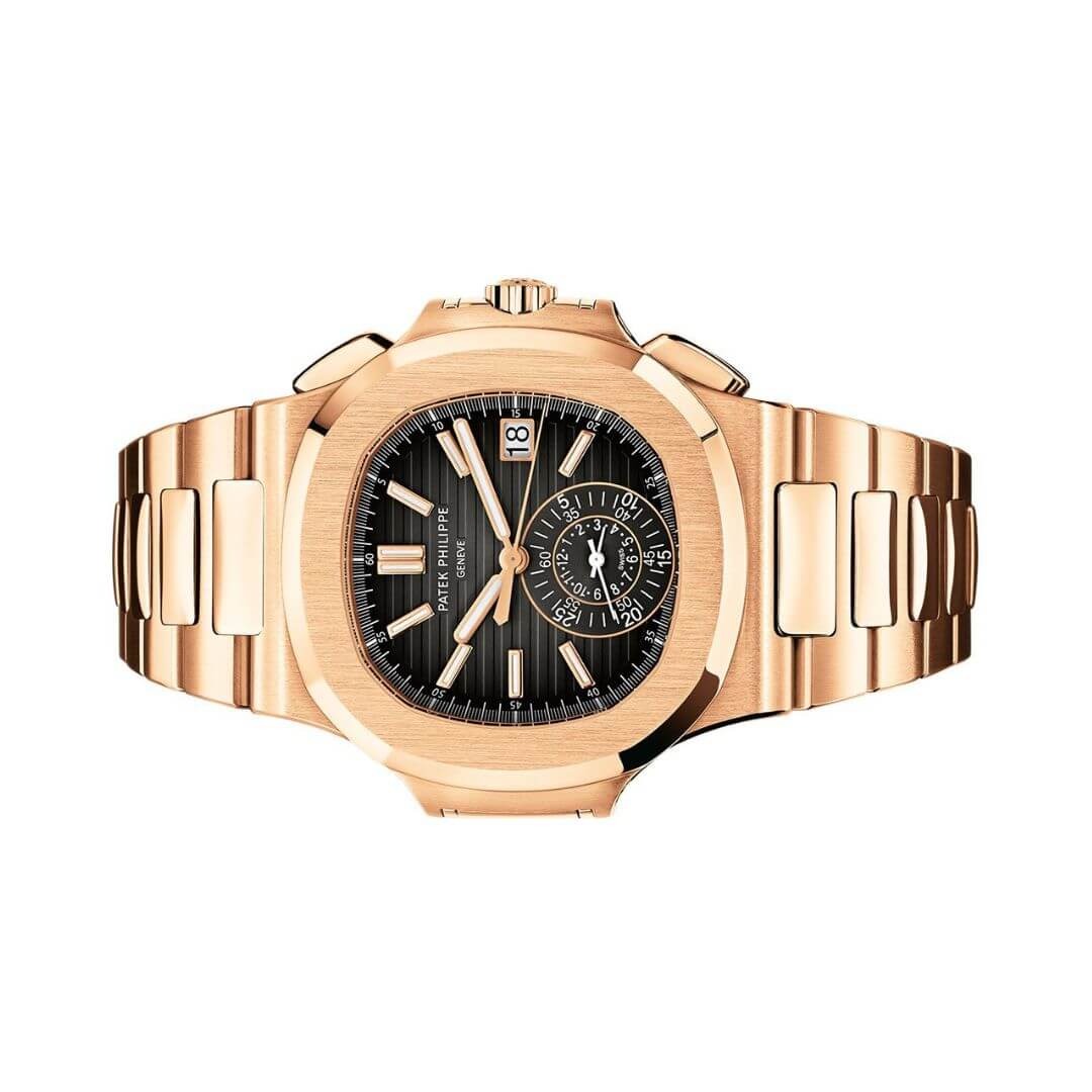 Patek Philippe Nautilus Luxury Watch with Black Gold Gradient Dial