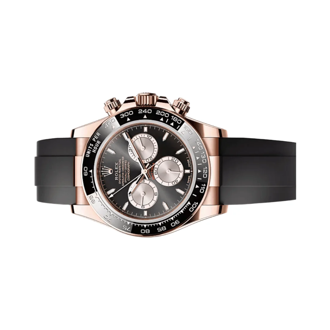 Rolex Cosmograph Daytona Everose Gold Watch With Black Dial