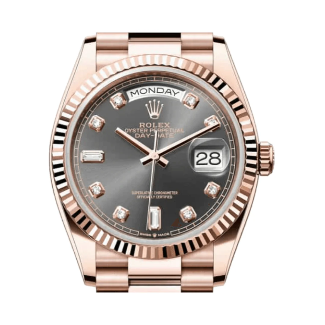 Rolex Day-Date 36 President Slate Gray Dial Luxury Watch
