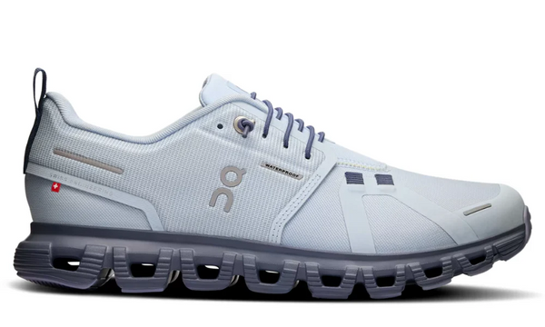 On Cloud 6 Waterproof Heather Metal All-Day Cushioned Running Shoes