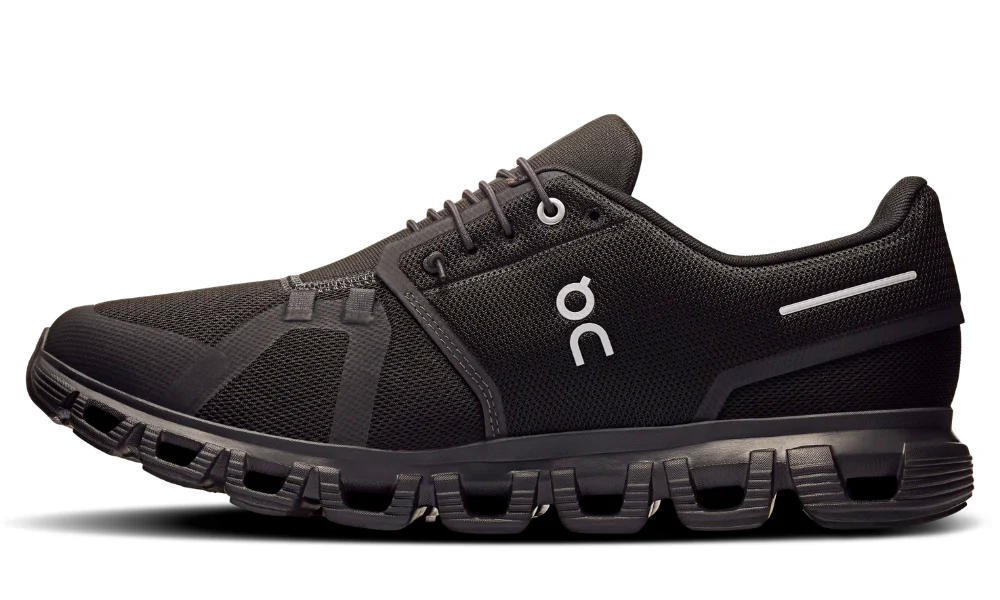 On Cloud 6 Waterproof All Black Performance Running Shoes