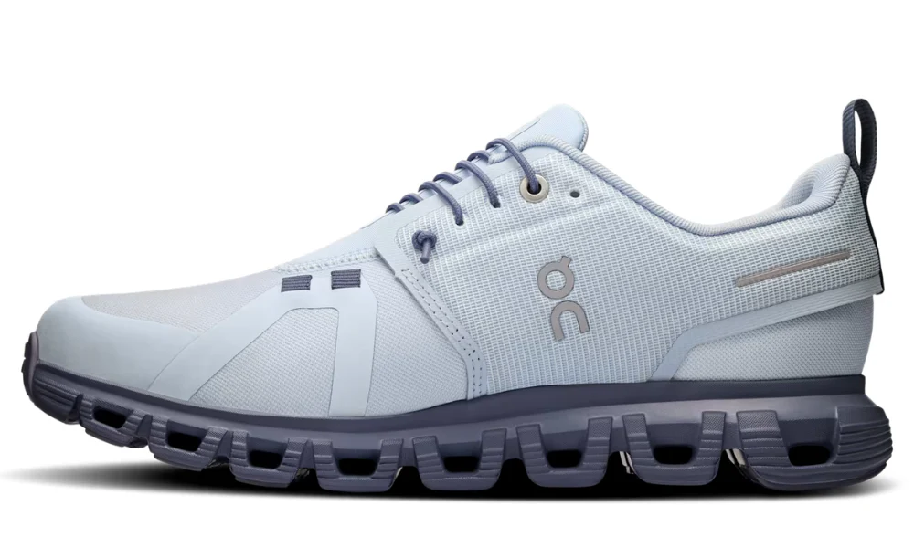 On Cloud 6 Waterproof Heather Metal All-Day Cushioned Running Shoes