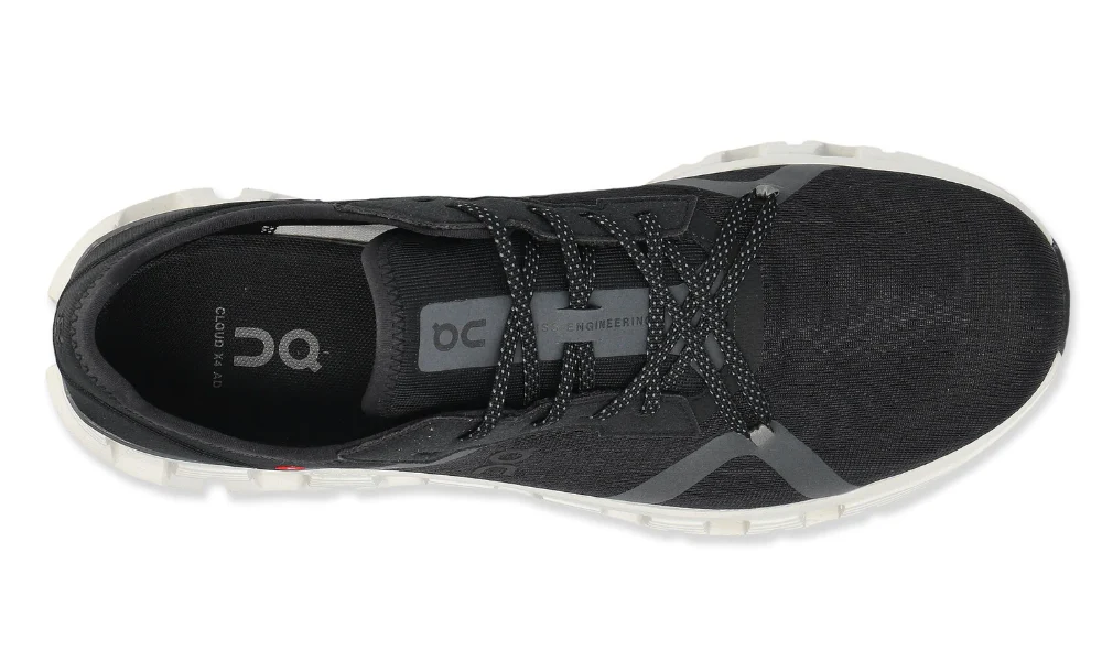 On Cloud X 4 AD Black Lightweight Versatile Training Shoes