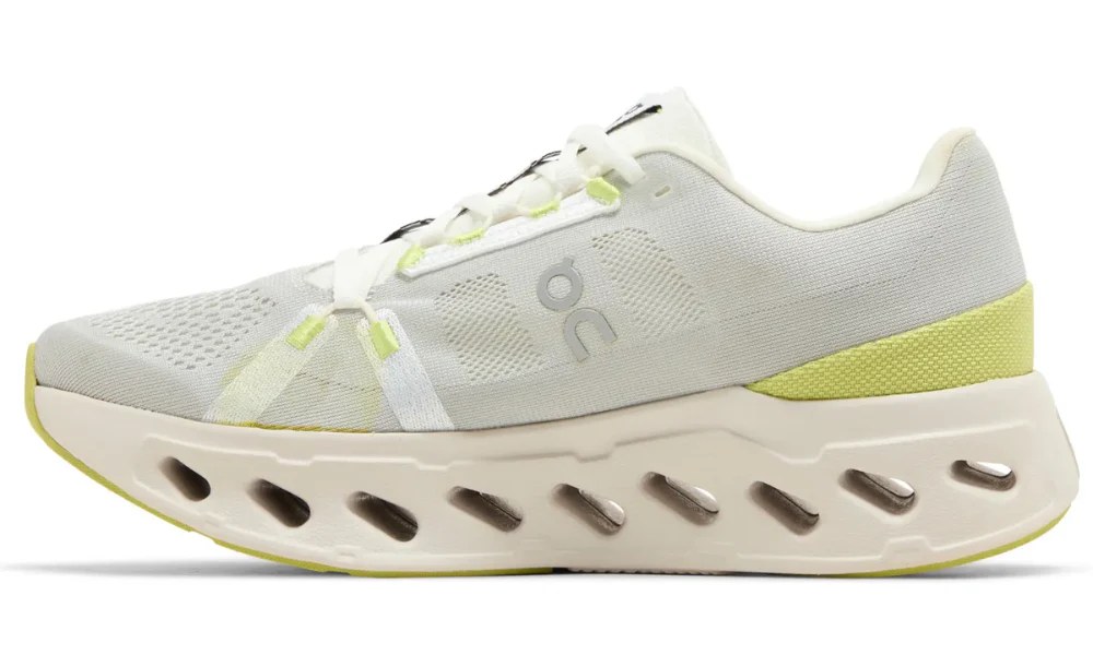 On Cloudeclipse White Sand Max Cushion Breathable Road Running Shoes