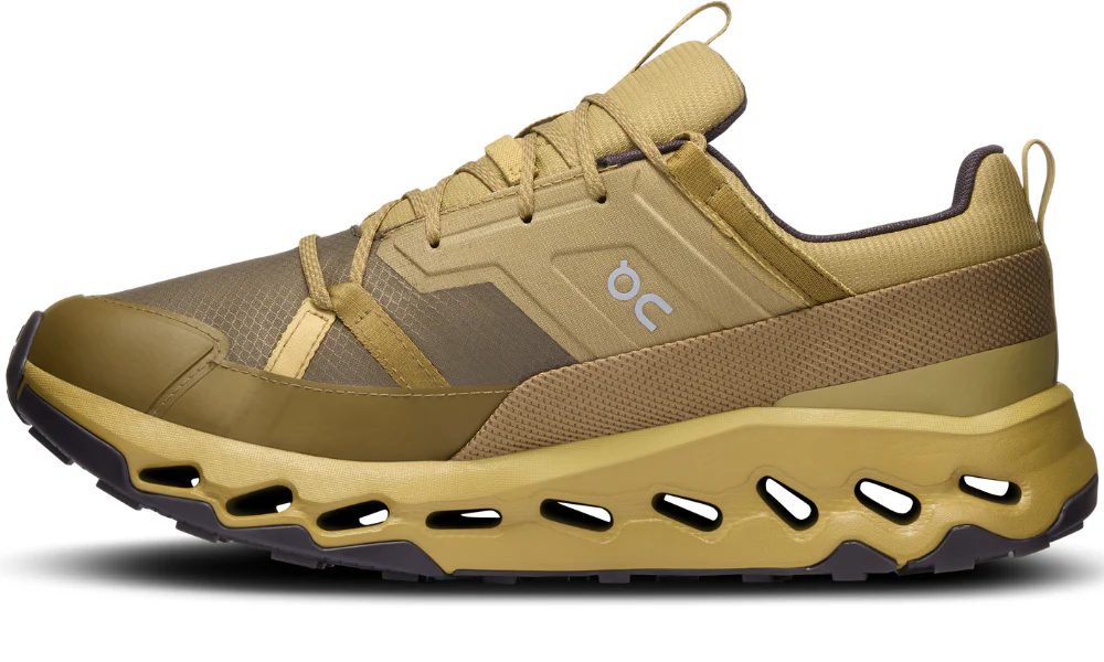 On Running Cloudhorizon Waterproof Safari Olive Cushioned Hiking Shoes