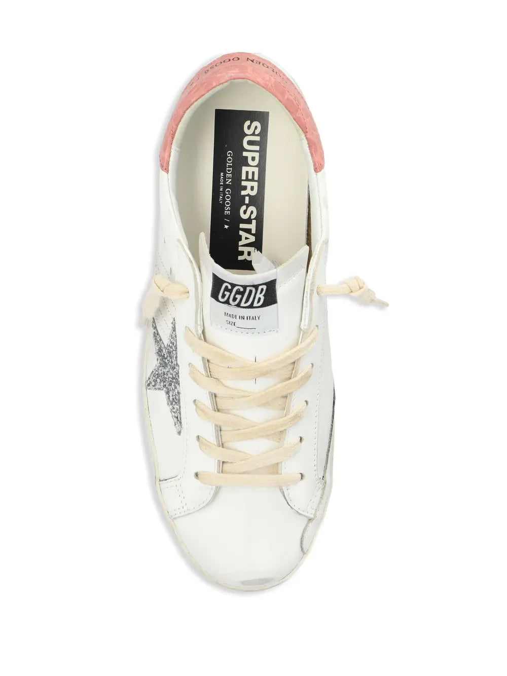 Golden Goose Super-Star Leather Sneakers Iconic Distressed Low Top