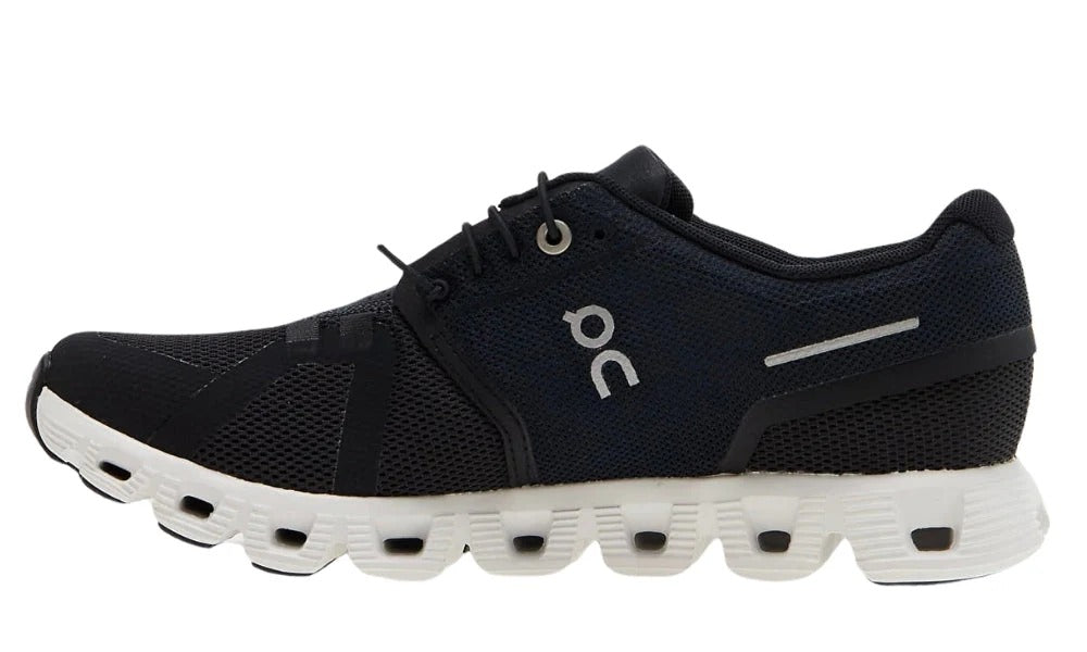 On Cloud 5 Lightweight Running Shoes Black White
