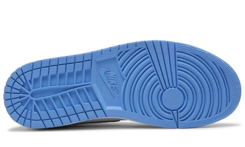 Air Jordan 1 Retro High OG UNC Toe Leather Basketball Sneakers