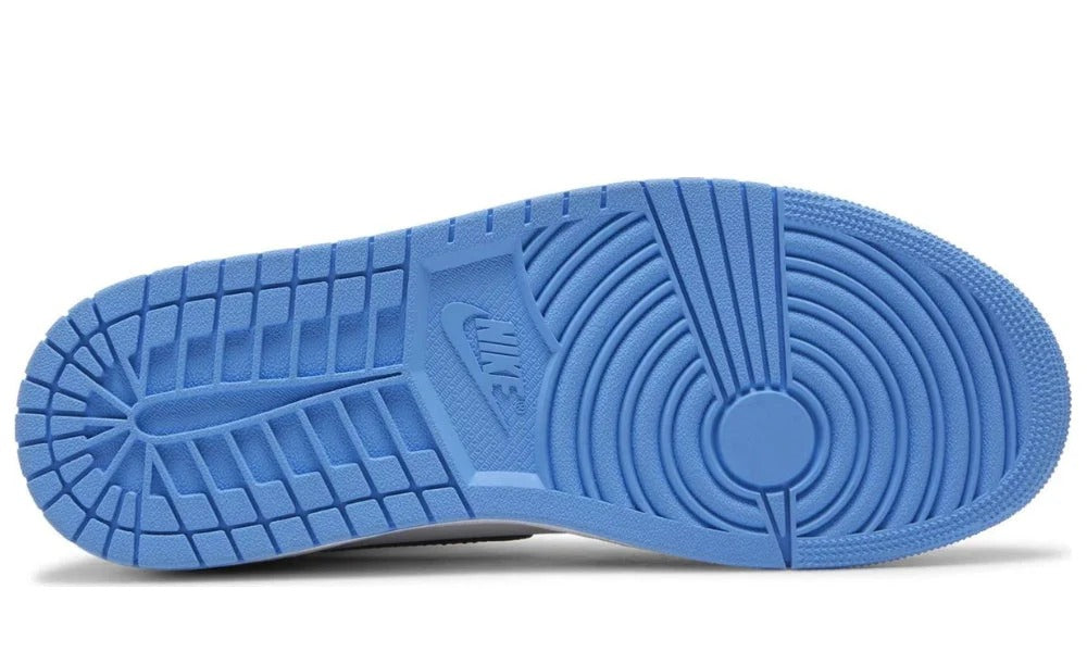 Air Jordan 1 Retro High OG UNC Toe Leather Basketball Sneakers