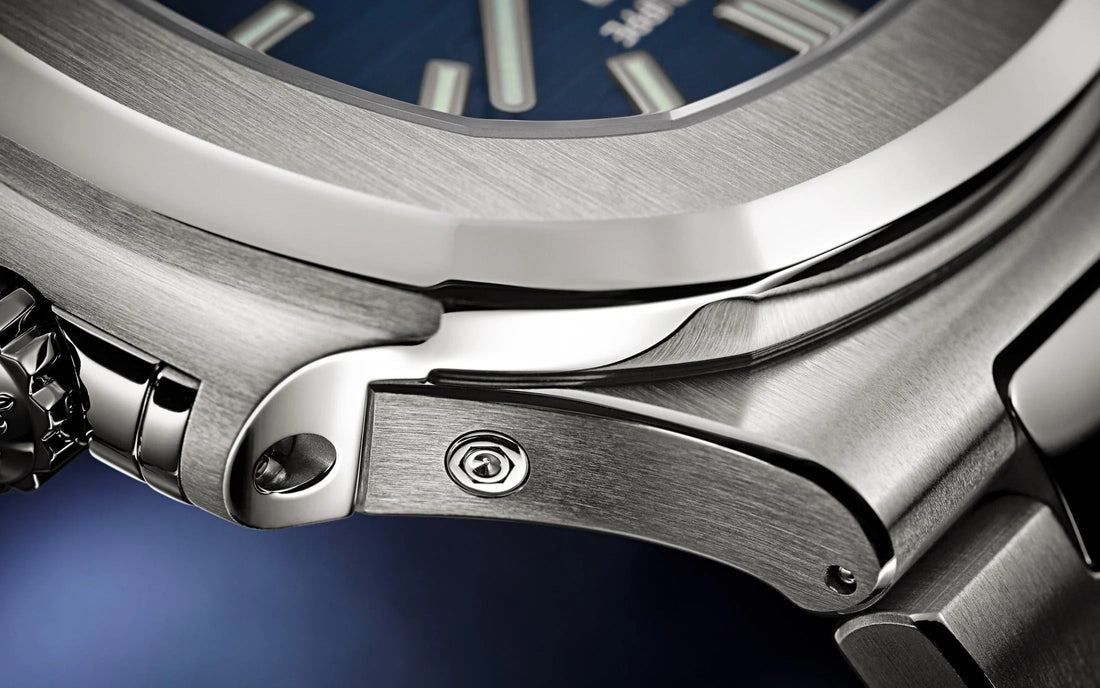 Patek Philippe Nautilus Annual Calendar Stainless Steel Watch Blue Dial
