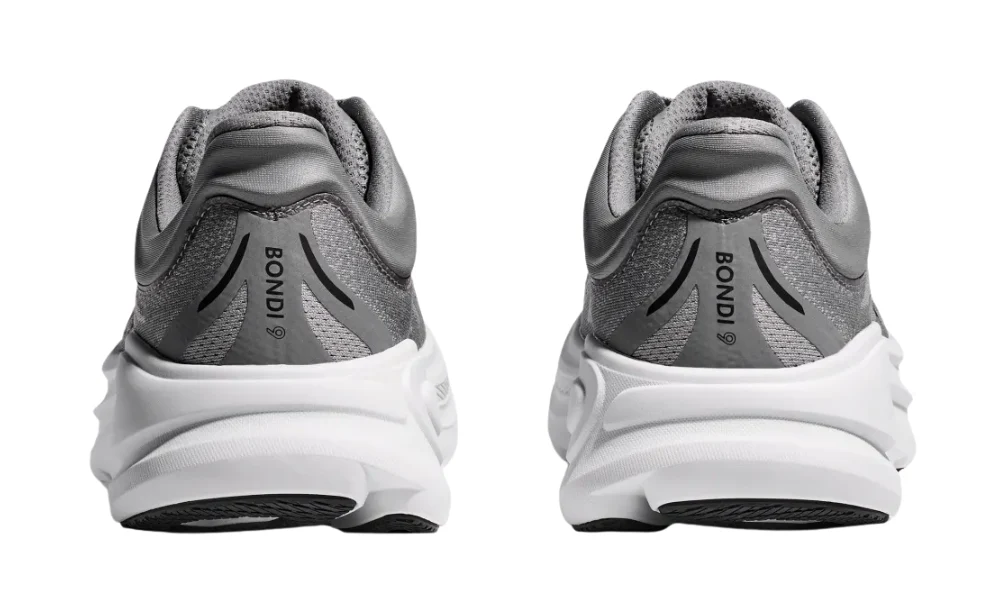 Hoka Bondi 9 Running Shoes in Galactic Grey Stellar Grey