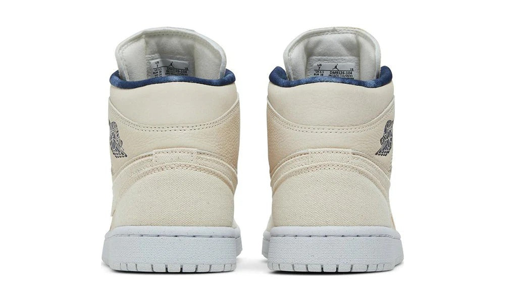 Air Jordan 1 Mid SE Sanddrift Beige Leather Lifestyle Sneakers