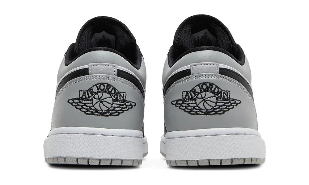 Air Jordan 1 Low Shadow Toe Sneakers Light Smoke Grey