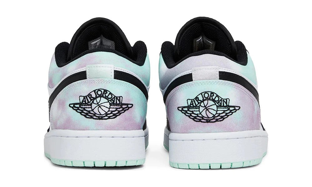 Air Jordan 1 Low SE Tie Dye Leather Basketball Sneakers