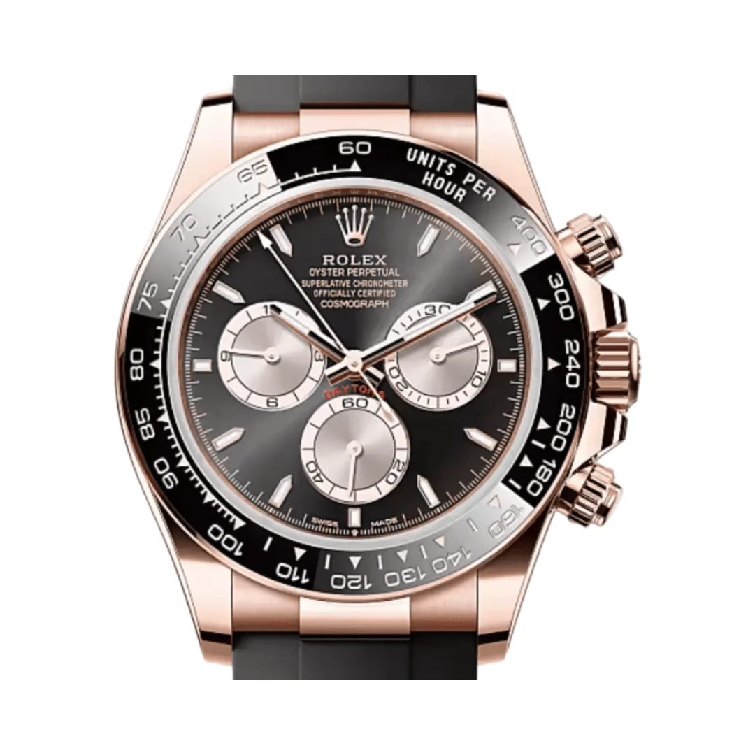 Rolex Cosmograph Daytona Everose Gold Watch With Black Dial