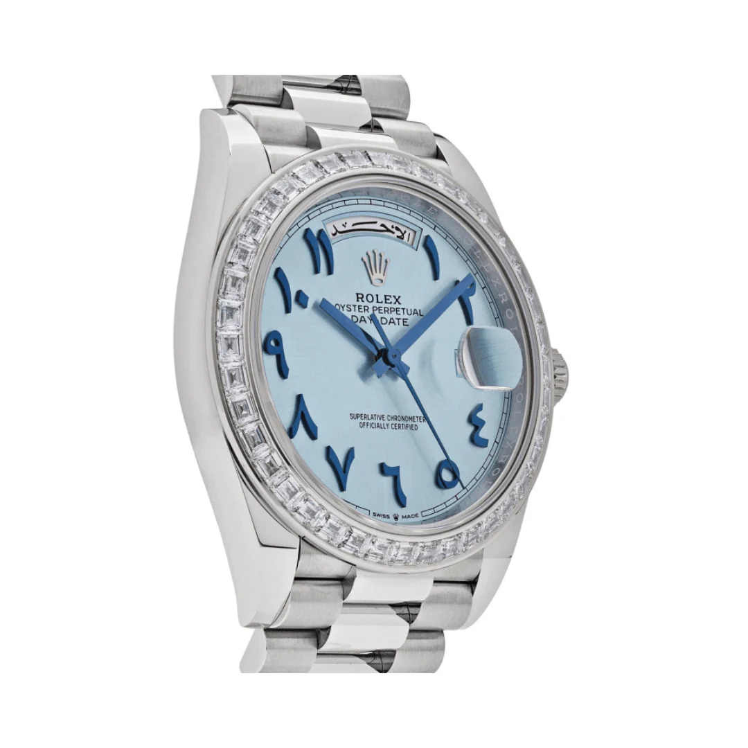 Rolex Day-Date 22839TBR Automatic Ice Blue Dial Men's Watch