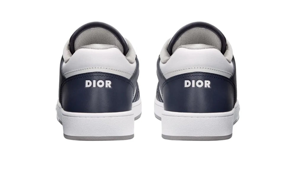 Dior B27 Smooth Calfskin With Dior Oblique Jacquard Deep Blue