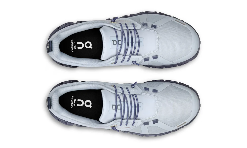 On Cloud 6 Waterproof Heather Metal All-Day Cushioned Running Shoes