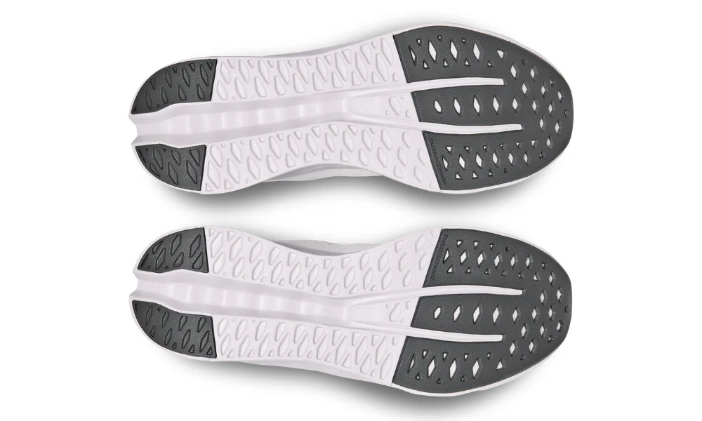 On Cloudsurfer White Frost Lightweight Road Running Shoes for Men