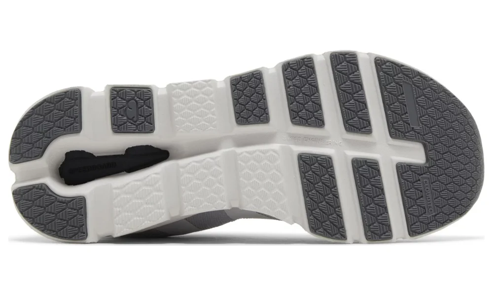 On Running Cloudrunner Wide White Frost Supportive Cushioned Sneakers