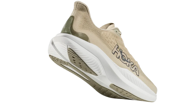 Hoka Mach 6 Lightweight Performance Running Shoes Oat Milk Barley