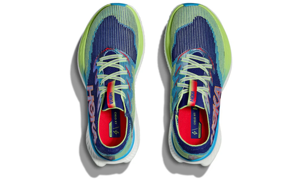 Hoka Cielo X1 Unisex Performance Road Running Shoes Blue Green