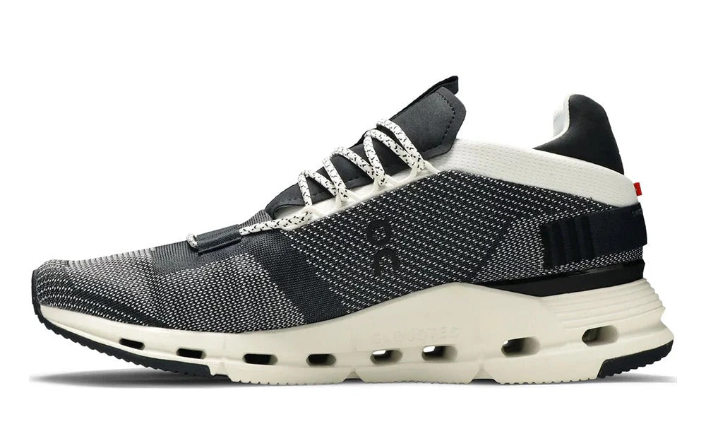On Cloudnova Black White Lightweight Performance Engineered Mesh Trainers