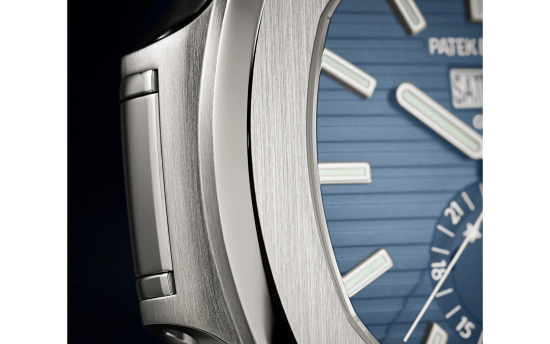 Patek Philippe Nautilus Annual Calendar Stainless Steel Watch Blue Dial