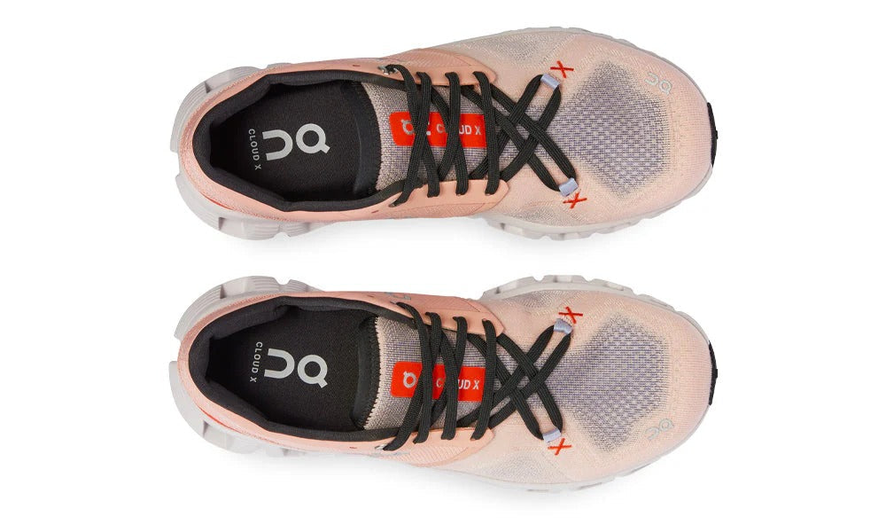 On Cloud X 3 Pink Lightweight Breathable Women's Versatile Running Shoes