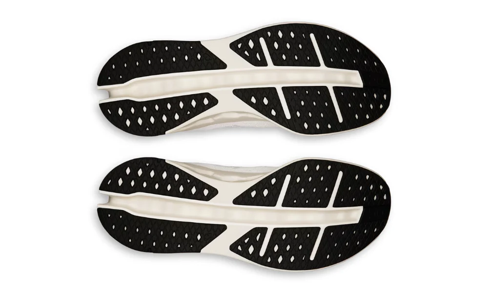 On Cloudsurfer Max White Running Shoes with Double CloudTec Phase