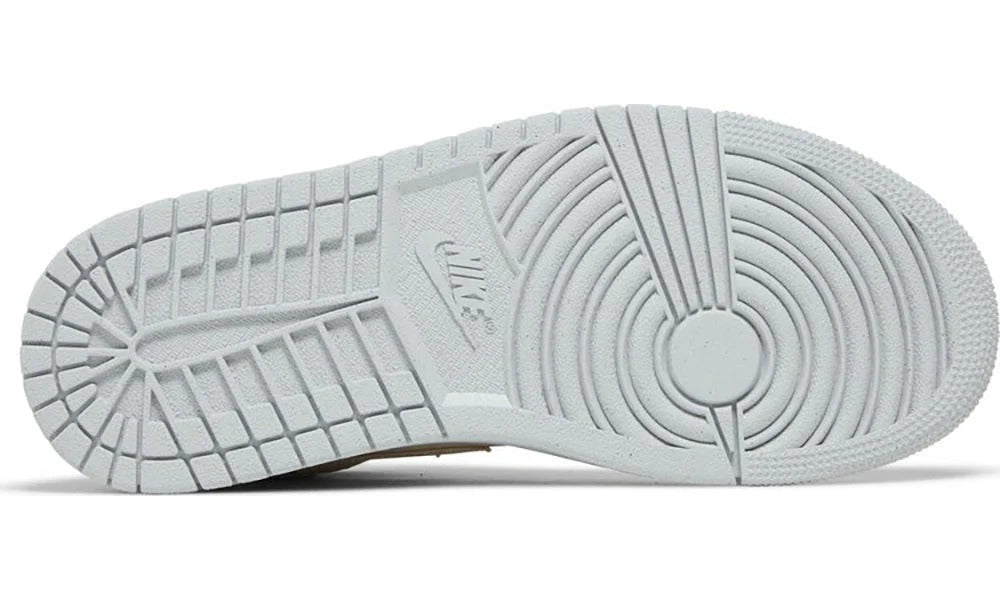Air Jordan 1 Mid SE Sanddrift Beige Leather Lifestyle Sneakers