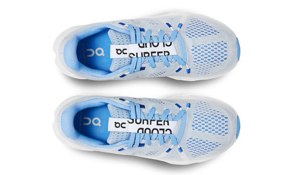 On Cloudsurfer Heather White Lightweight Performance Running Shoes for Training