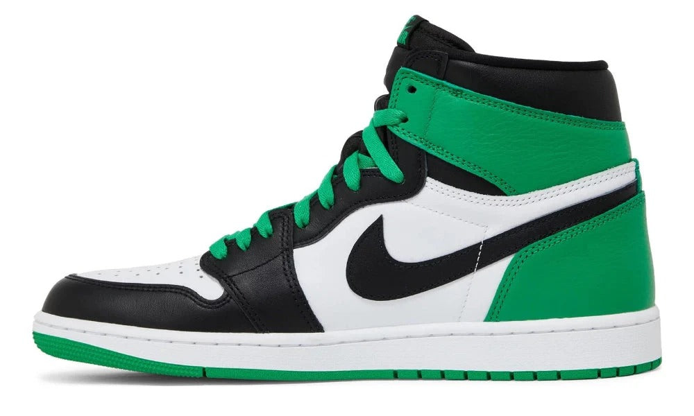 Air Jordan 1 Retro High OG Lucky Green High Top Basketball Sneakers