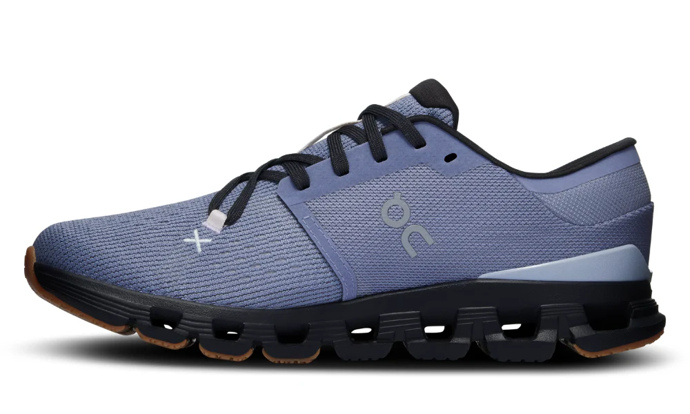 On Cloud X 4 Feather Black Lightweight Versatile Training Shoes